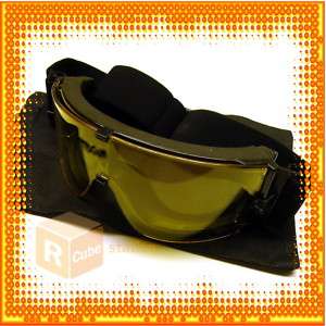 SWAT USMC Police X800 Tactical Goggle Glasses GX1000 Y  