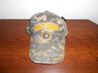 Coast Guard U.S. Coast Guard Camo CAP/HAT NWT  