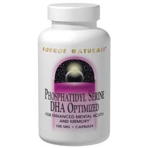  Phosphatidyl Serine DHA Optimized 100 mg 30 capsules   Source 