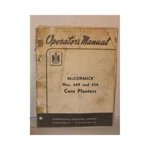  International harvester McCormick nos. 449 and 450 Corn 