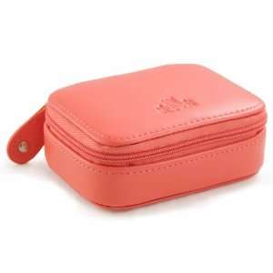    Cathys Concepts Leather pill Box, Sugar Coral
