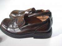 BORELLI Burgundy Loafer Dress Shoe Men Leather 8D 8 D  