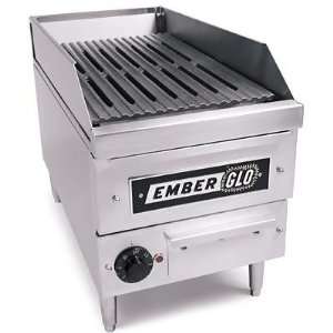  Electric Char Broiler   12 Wide   3 Kw   Ember Glo E24 12 