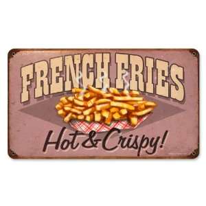  French Fries Vintaged Metal Sign