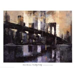  Brooklyn Bridge Finest LAMINATED Print Marti Bofarull 