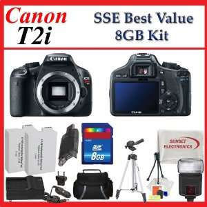  Rebel T2i (550D) Digital SLR Camera + SSE Premium Upgraders Package 