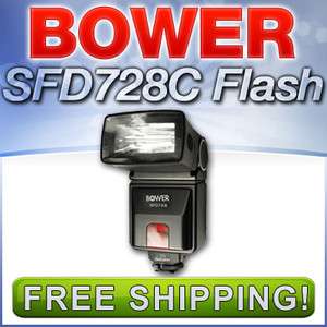 Bower SFD728C TTL Zoom Shoe Mount Flash for Canon EOS E TTL II 