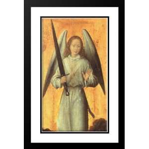  Memling, Hans 26x40 Framed and Double Matted The Archangel 