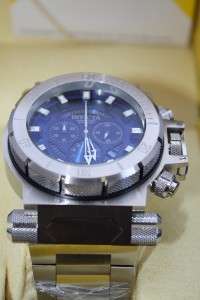   Coalition Forces Blue Swiss Chronograph Stainless Watch New  