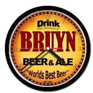  BRUYN beer and ale cerveza wall clock 