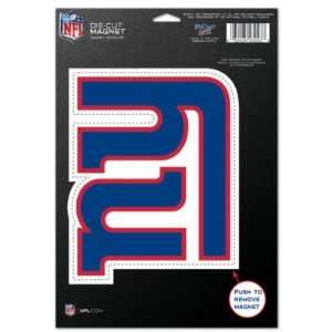  NEW YORK GIANTS OFFICIAL LOGO 6X9 DIE CUT MAGNET Sports 