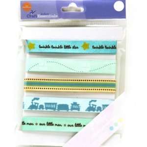  Craft Essentials Baby Boy Print Adhesive Ribbons
