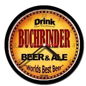  BUCHBINDER beer and ale cerveza wall clock Everything 