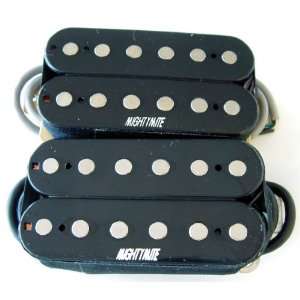  PAIR OF BLACK MIGHTY MITE BLUEBUCKERS FITS GIBSON 