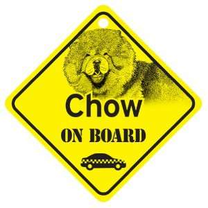  Chow On Board Dog Sign Gift