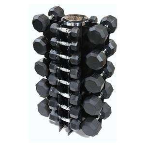  Troy VTX SD R 3 50 lb Dumbbell Set with Rack Sports 