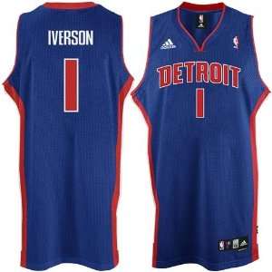   Detroit Pistons Swingman NBA Jersey Blue Size M