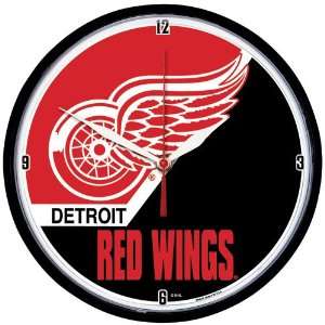  Detroit Red Wings Round Clock