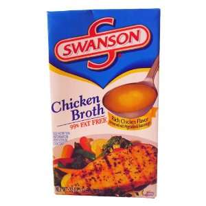 SWANSON CHICKEN BROTH 32oz 3pack Grocery & Gourmet Food