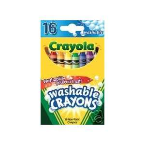  Crayola Washable Crayons   16 Each Toys & Games