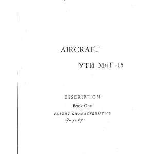  Mikoyan Gurevich Mig  15 Aircraft Flight Manual Sicuro 