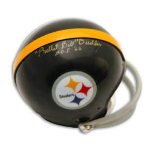Bullet Bill Dudley Autographed Pittsburgh Steelers Mini Helmet 