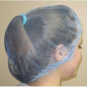  ACTION CHEMICAL A NH 18 B Honeycomb Hairnet,Blue,18 In,PK 