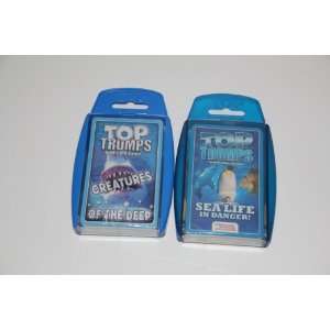  New Top Trumps card game   Sea 2 Pack with Creatures of 