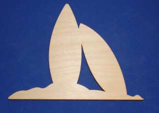 Surfboards Leaning Unfinished Flat Wood Shapes SBL5120 Crafts Variety 