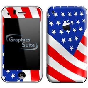  American Flag Skin for Apple iPhone 3G or 3G S Cell 