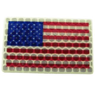 GLO FLEX® USA Flag Patch w/ Adhesive Backing & Sewable  