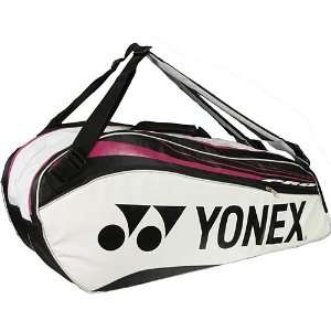 2012 Yonex 9226 6 pack White Pro Racket Bag  Sports 