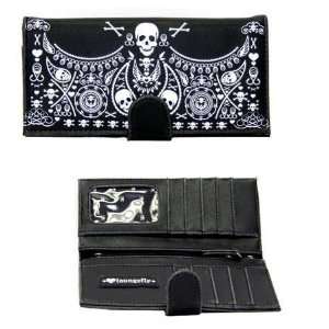 Gothic Skull Bandana Wallet   Rockabilly, Biker 