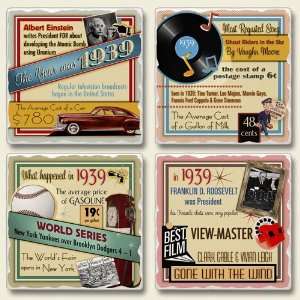  1939 Memory Lane Year Coasters