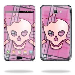   Samsung Galaxy Note Skins Pink Bow Skull Cell Phones & Accessories