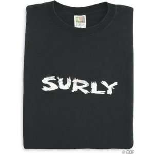  Surly Logo Organic T Shirt, XL, Black