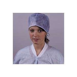Dynarex Disposable Surgeons O.R. Caps, Garrison Style, Blue, Box of 