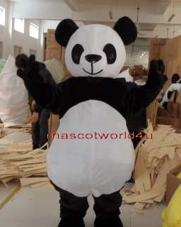 NEW Professional Panda Bear Mascot Costume Fancy Dress Adult Size 