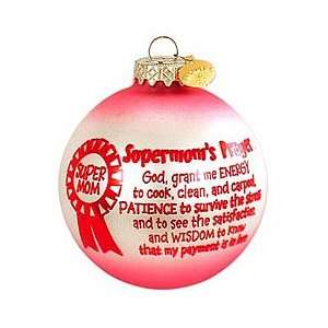 Supermoms Prayer Pink Ornament