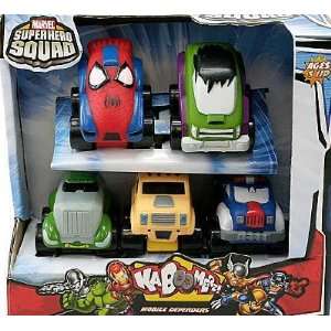  Marvel Superhero Squad Kaboomerz Set of 5 Toys & Games