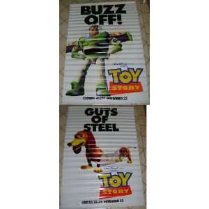   Disney Toy Story Double Sided Vinyl Movie Banner Buzz 