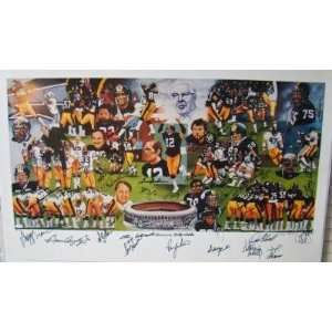  Steelers Super Bowls IX, X, XIII, XIV Team of Decade 50 