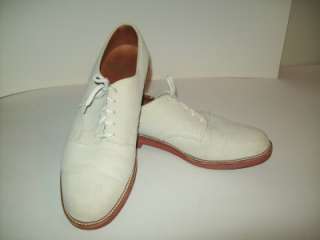  Churchill Ltd. White Suede New Buck Mens Summer Shoes Size 11  
