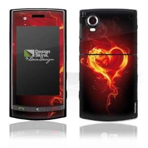   Skins for LG Puccini GT500   Flammenherz Design Folie Electronics