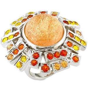  Sunstone,spessartite,clinohumite,yellow sapphire and 