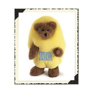  Sunny 7 Pastel Yellow Boyds Plush Peeker Bear (Retired 