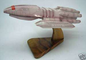 BSP 3 Battlestar Galactica Spaceship Wood Model Big  