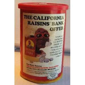  Sun Raisins California Raisins Bank Offer (Empty Carton 