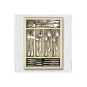   45 Piece Flatware Set with Caddy, Service for 8