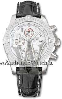   manufacturer box manual white dial with silver subdials chronograph